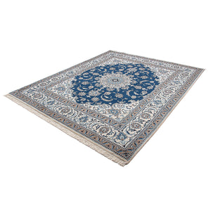 Tappeto Persero - Nain - 240 x 193 cm - blu