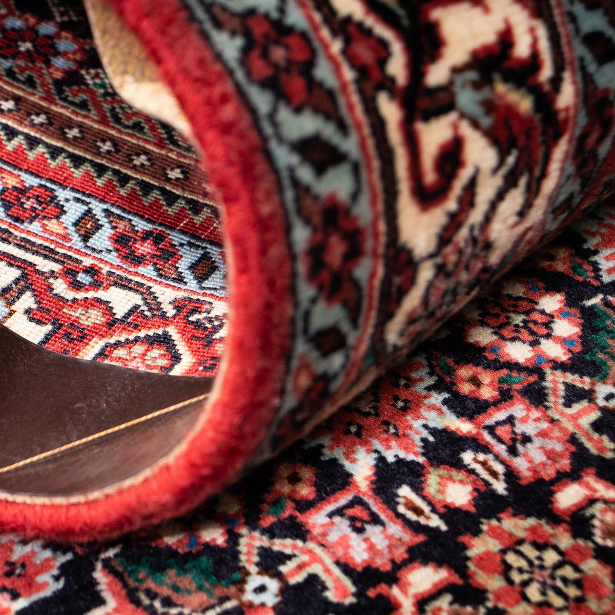 Tappeto corsia Tappeto Persero - Bidjar - 211 x 71 cm - rosso scuro