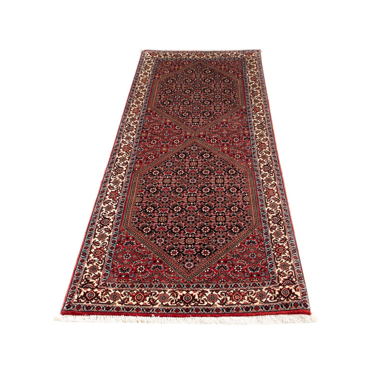 Tappeto corsia Tappeto Persero - Bidjar - 211 x 71 cm - rosso scuro
