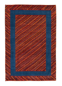 Tappeto Gabbeh - Loribaft Persero - 157 x 104 cm - rosso