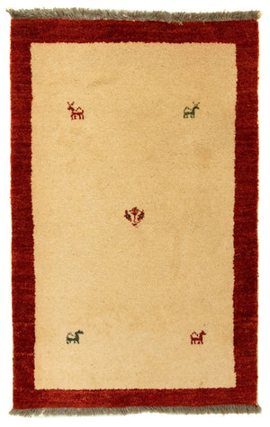 Tappeto Gabbeh - Persero - 125 x 83 cm - beige