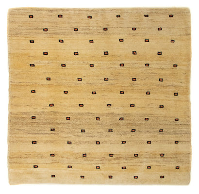 Tappeto Gabbeh - Persero quadrato  - 102 x 100 cm - beige