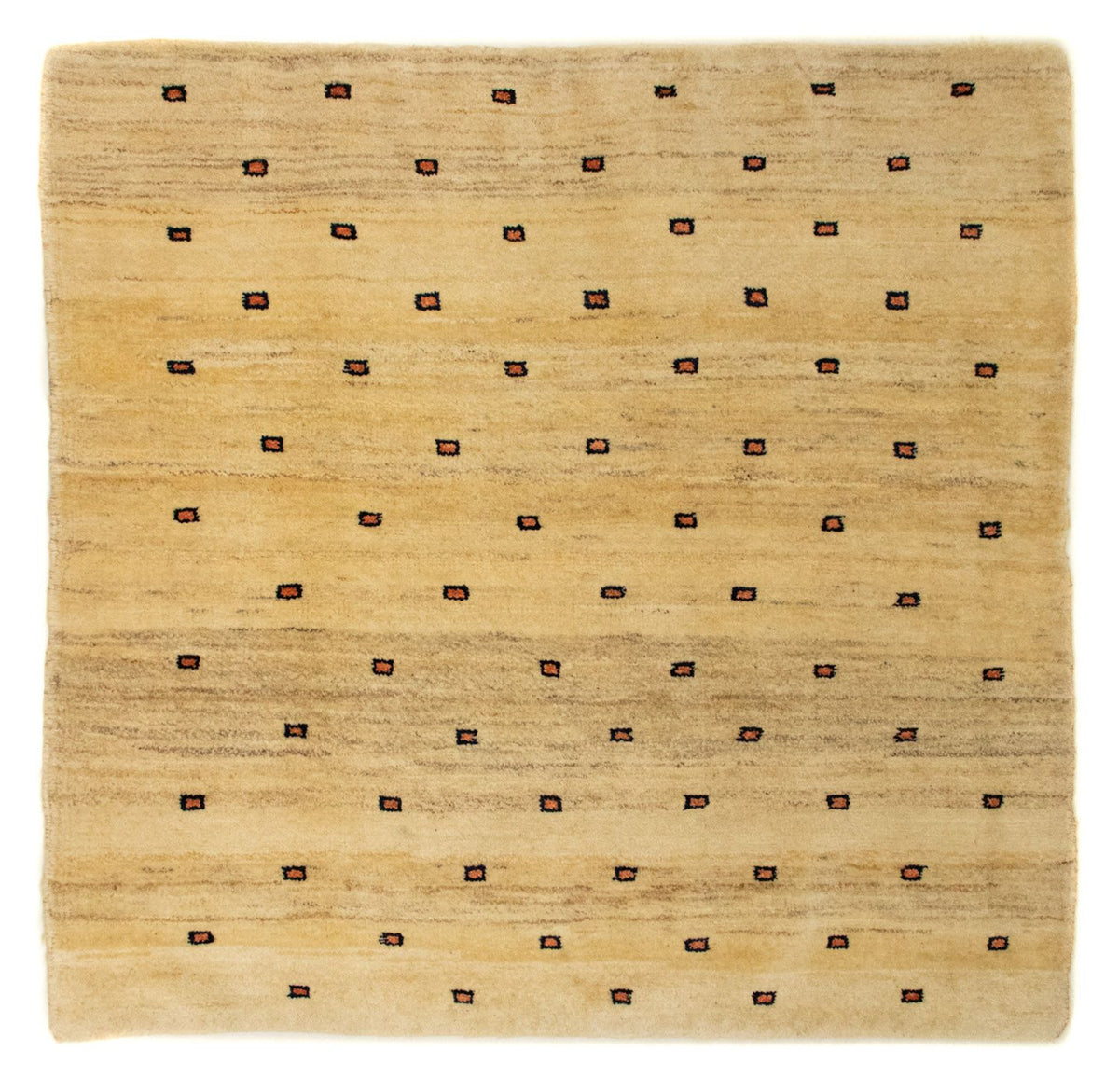 Tappeto Gabbeh - Persero quadrato  - 102 x 100 cm - beige