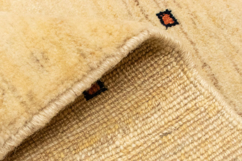 Tappeto Gabbeh - Persero quadrato  - 102 x 100 cm - beige