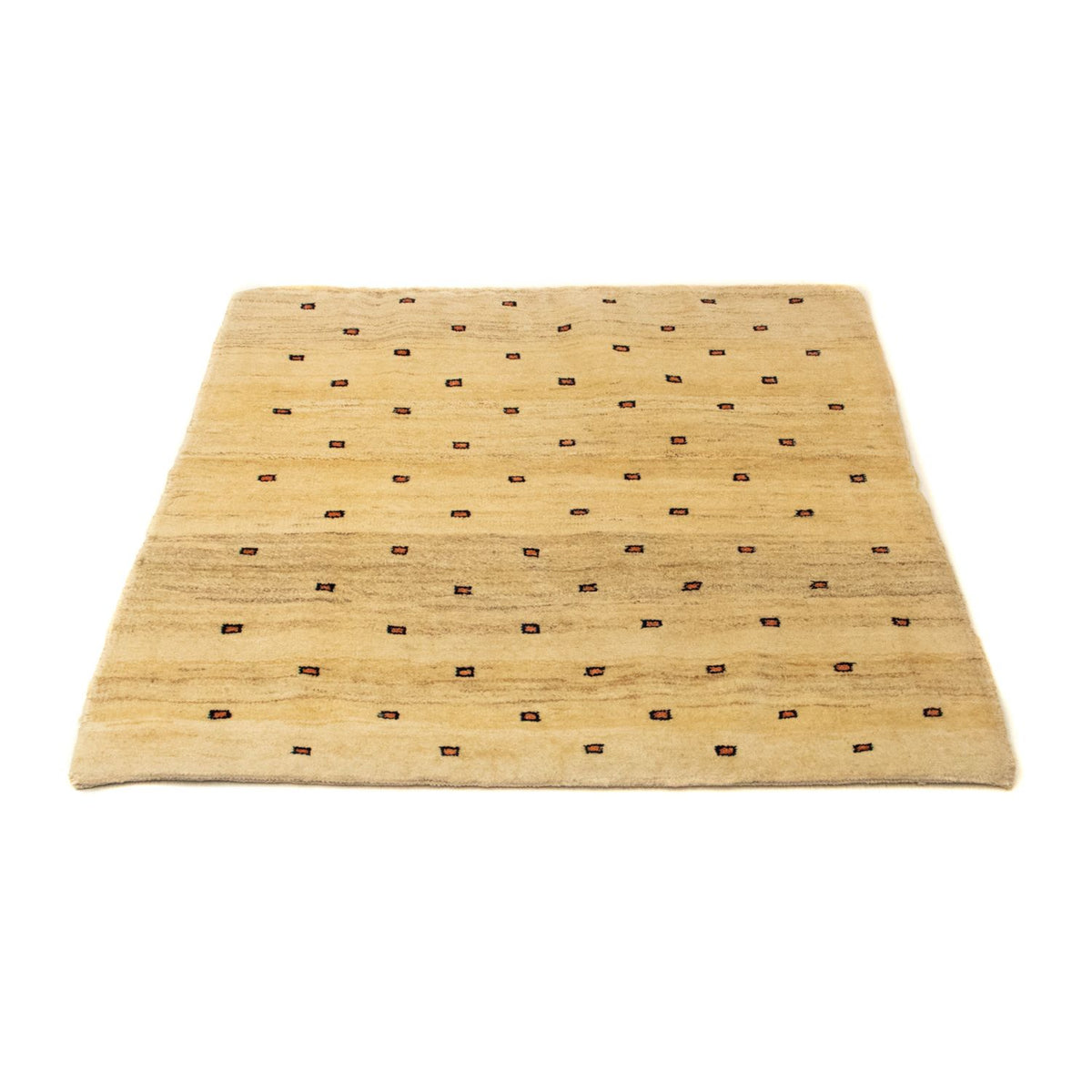Tappeto Gabbeh - Persero quadrato  - 102 x 100 cm - beige