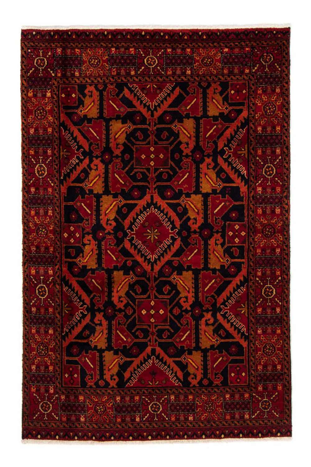 Tappeto Belutsch - 203 x 130 cm - rosso
