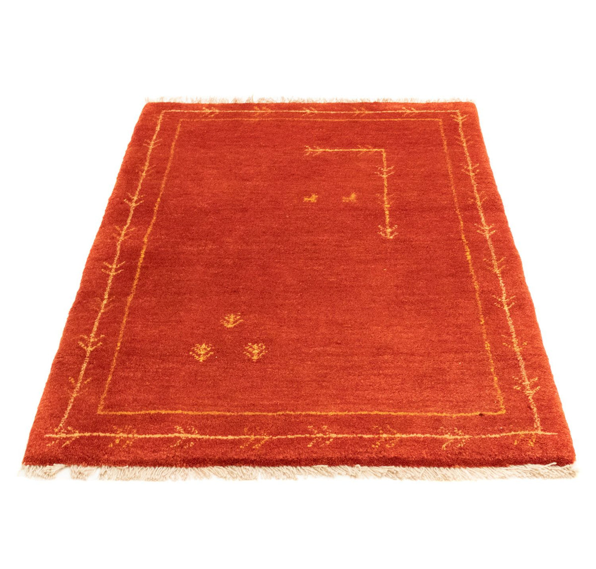Tappeto Gabbeh - Persero - 126 x 85 cm - rosso