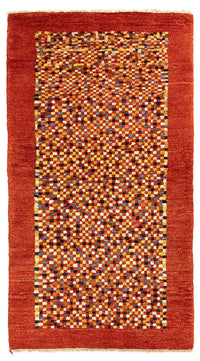 Tappeto Gabbeh - Persero - 135 x 72 cm - rosso scuro