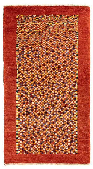 Tappeto Gabbeh - Persero - 135 x 72 cm - rosso scuro