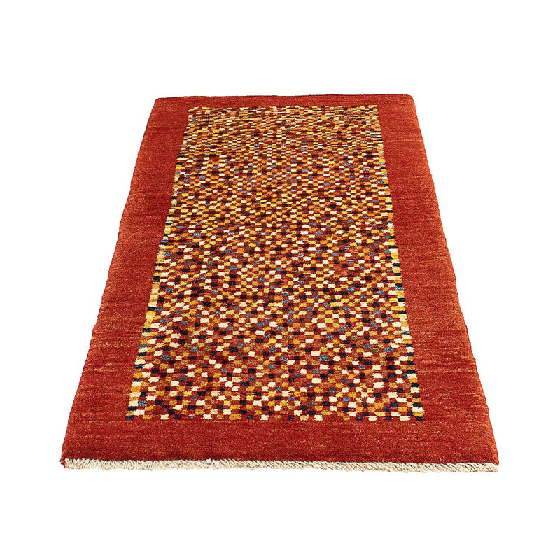 Tappeto Gabbeh - Persero - 135 x 72 cm - rosso scuro