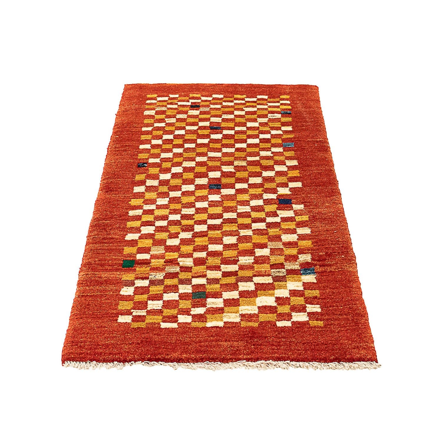 Tappeto Gabbeh - Persero - 140 x 72 cm - ruggine