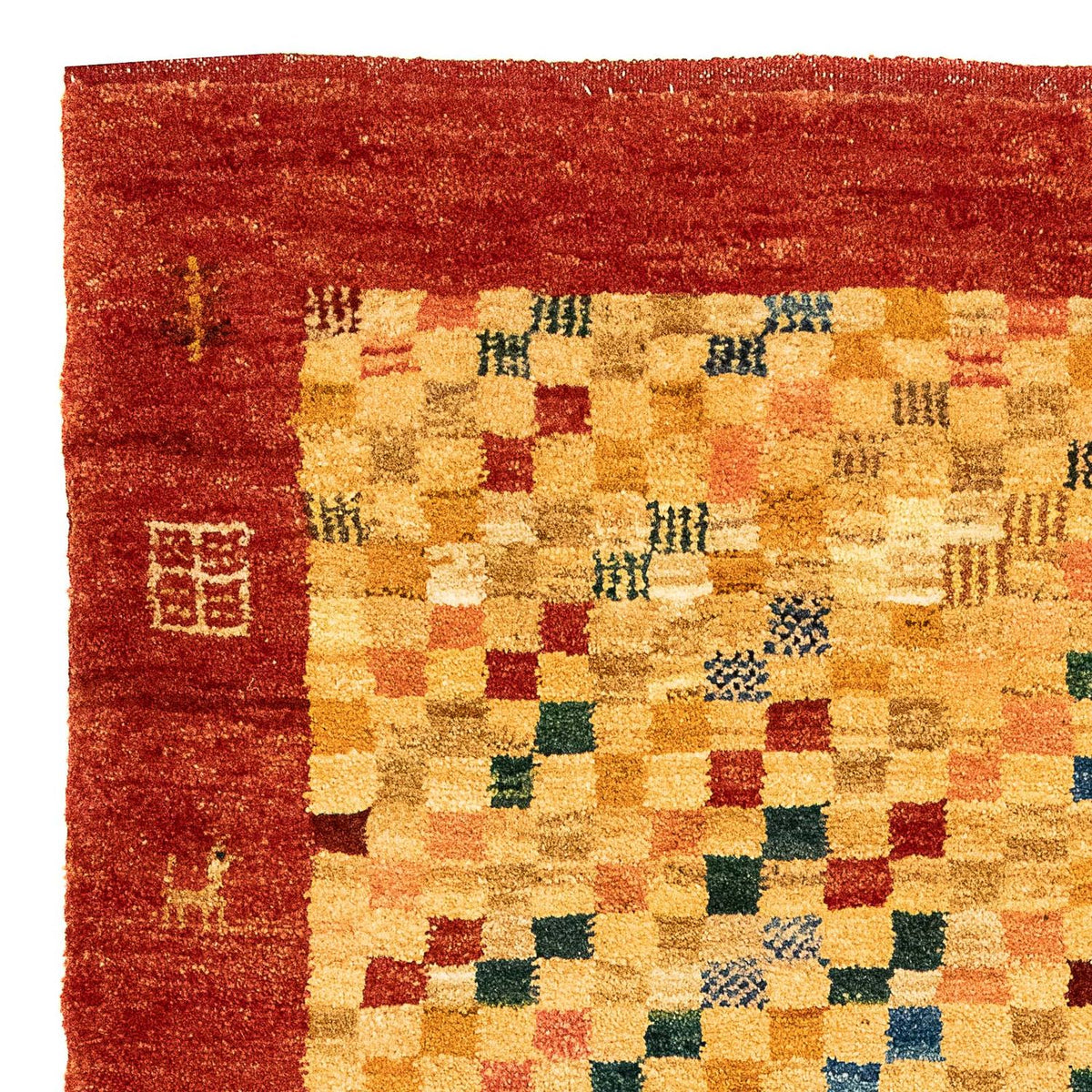 Tappeto Gabbeh - Persero - 139 x 78 cm - beige