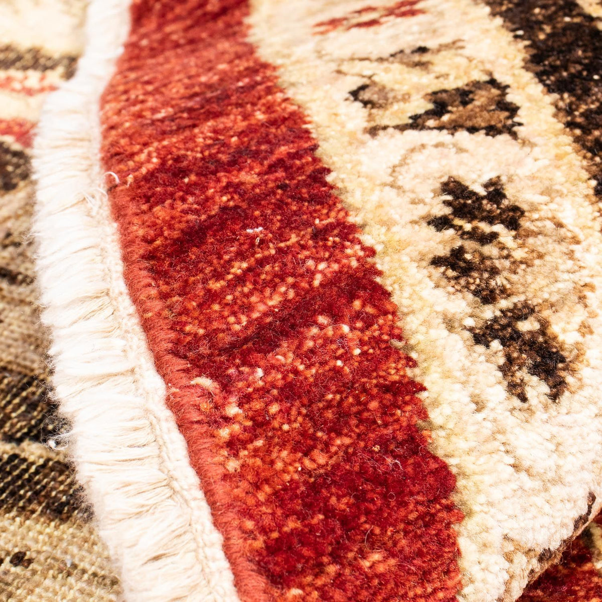 Tappeto Ziegler rotondo  - 248 x 239 cm - rosso scuro