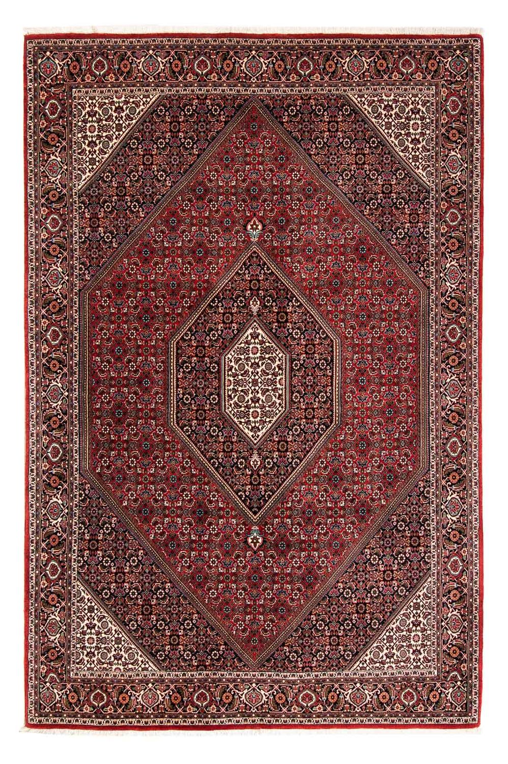 Tappeto Persero - Bidjar - 258 x 169 cm - rosso scuro