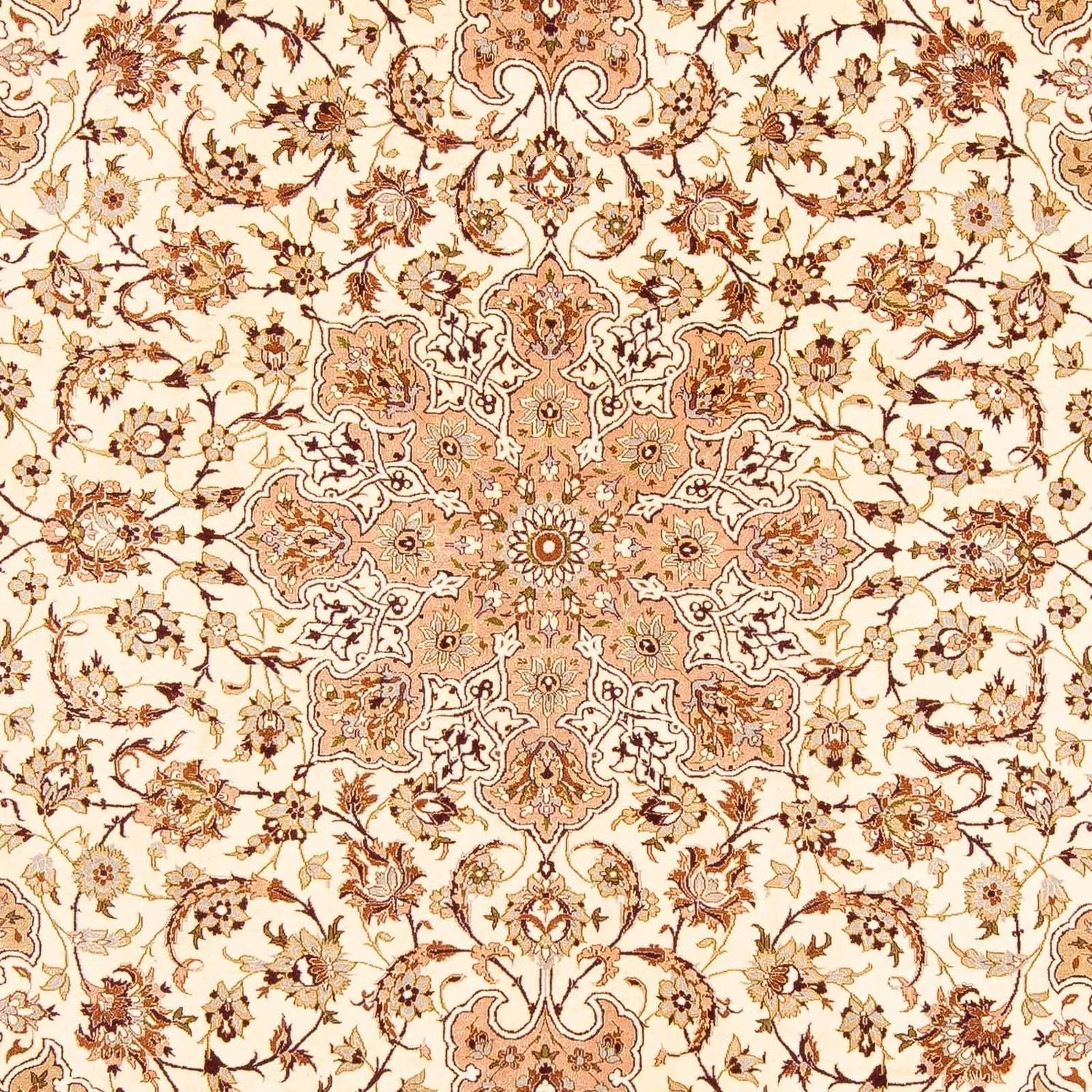 Tappeto Persero - Isfahan - Premio - 291 x 200 cm - marrone chiaro