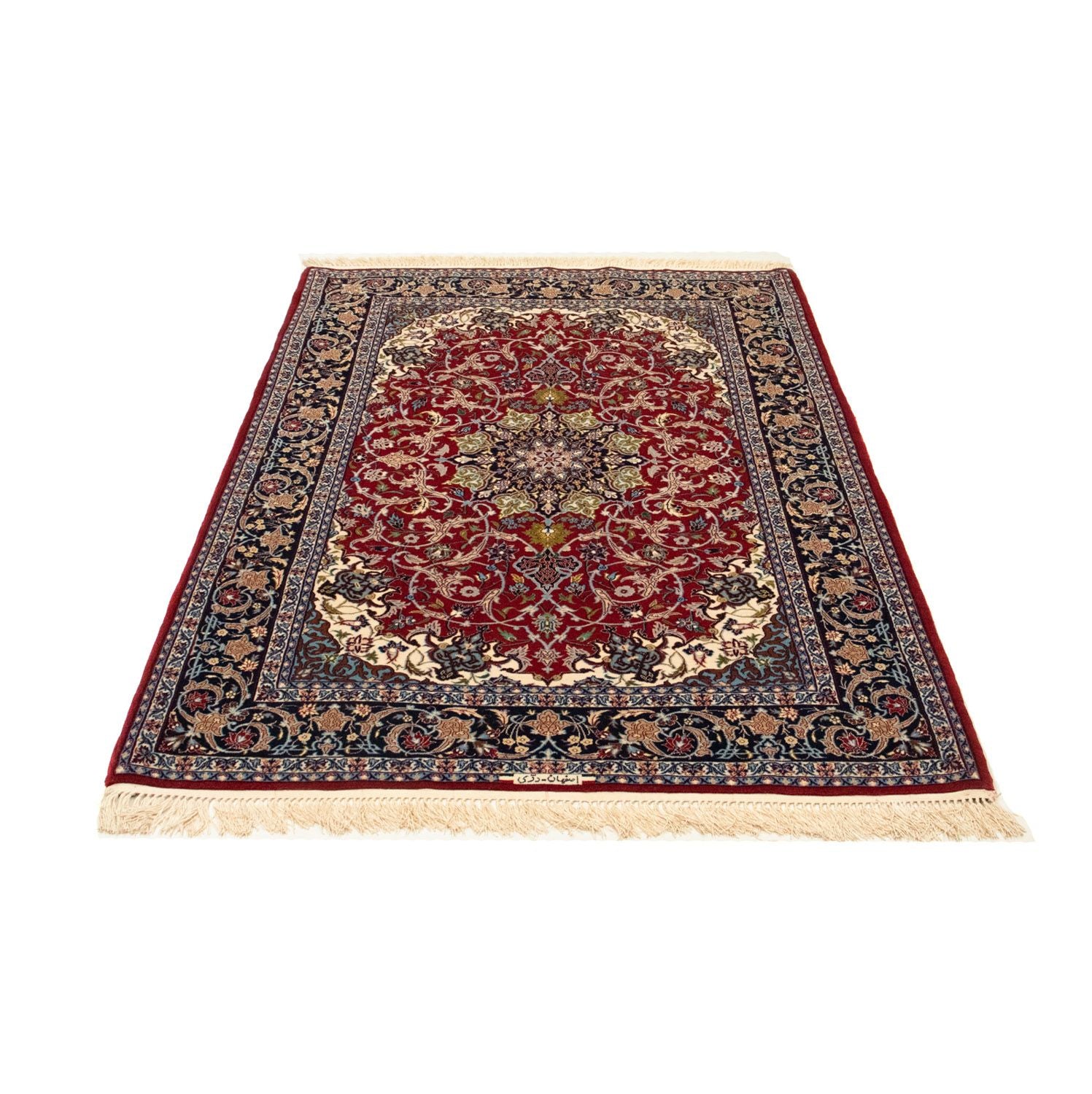 Tappeto Persero - Isfahan - Premio - 169 x 112 cm - rosso