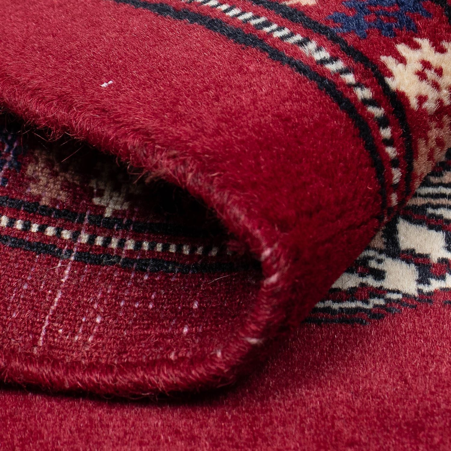Tappeto afgano - Bukhara - 303 x 253 cm - rosso