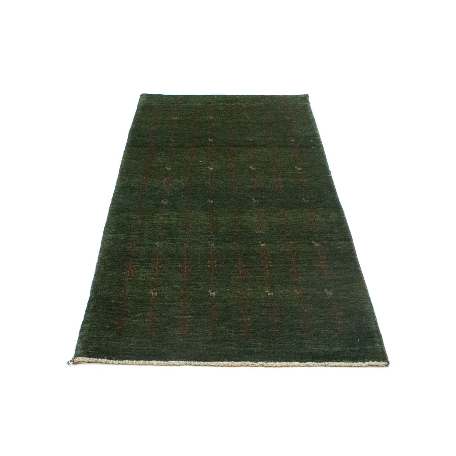 Tappeto corsia Tappeto Gabbeh - Loribaft Persero - 209 x 87 cm - verde