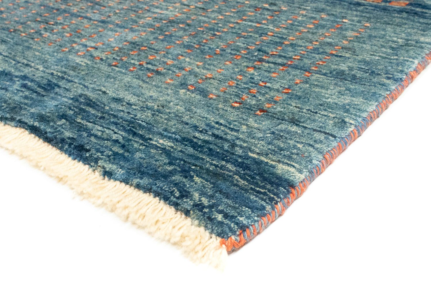 Tappeto corsia Tappeto Gabbeh - Loribaft Persero - 188 x 86 cm - blu