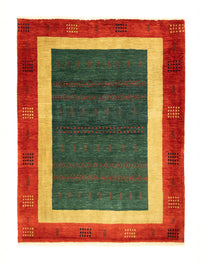 Tappeto Gabbeh - Loribaft Persero - 181 x 127 cm - verde