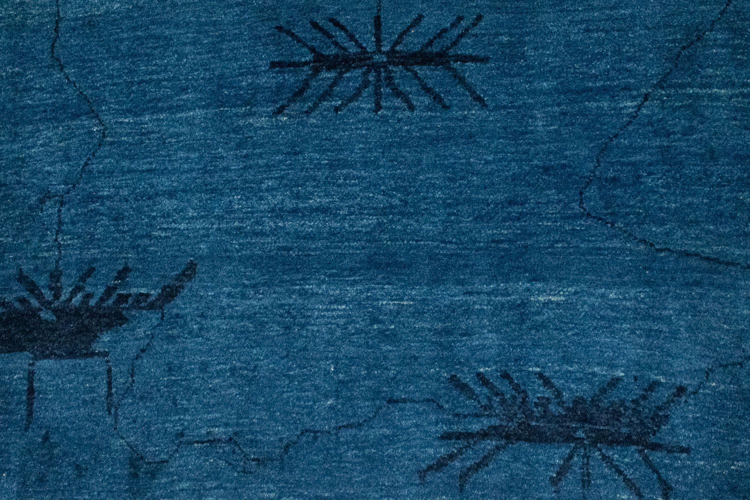 Tappeto Gabbeh - Loribaft Persero - 150 x 102 cm - blu scuro