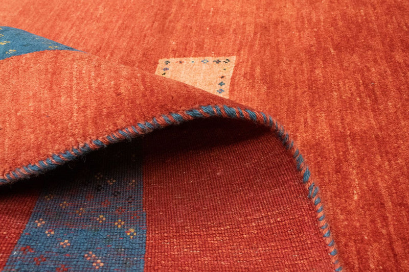 Tappeto Gabbeh - Loribaft Persero - 210 x 142 cm - rosso