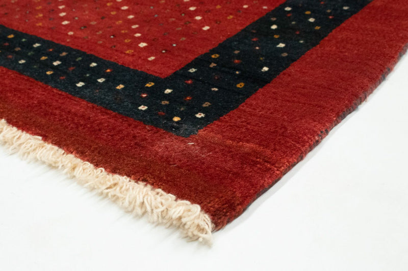 Tappeto Gabbeh - Loribaft Persero - 155 x 103 cm - rosso