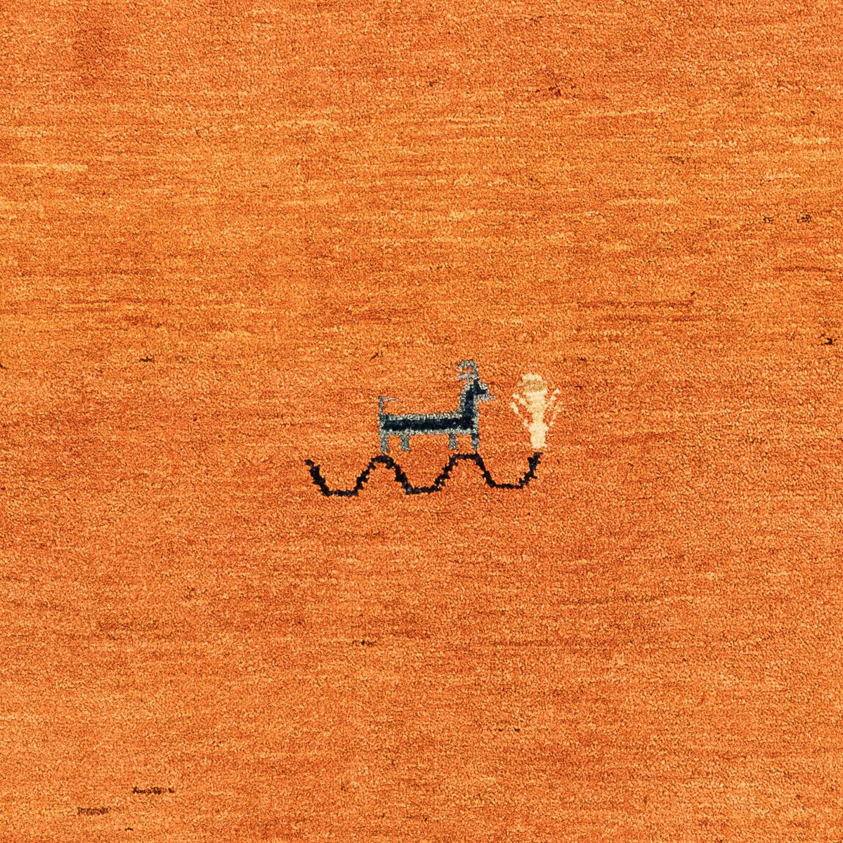 Tappeto Gabbeh - Loribaft Persero - 130 x 80 cm - ruggine