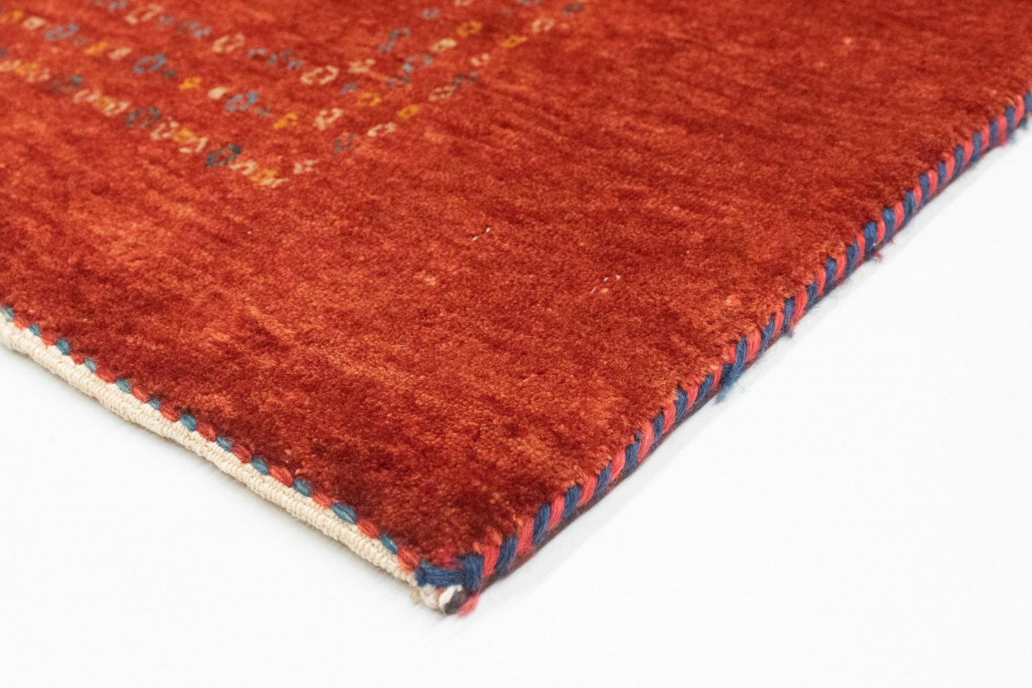 Tappeto Gabbeh - Loribaft Persero - 140 x 103 cm - rosso