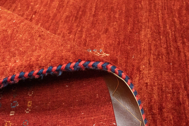 Tappeto Gabbeh - Loribaft Persero - 140 x 103 cm - rosso