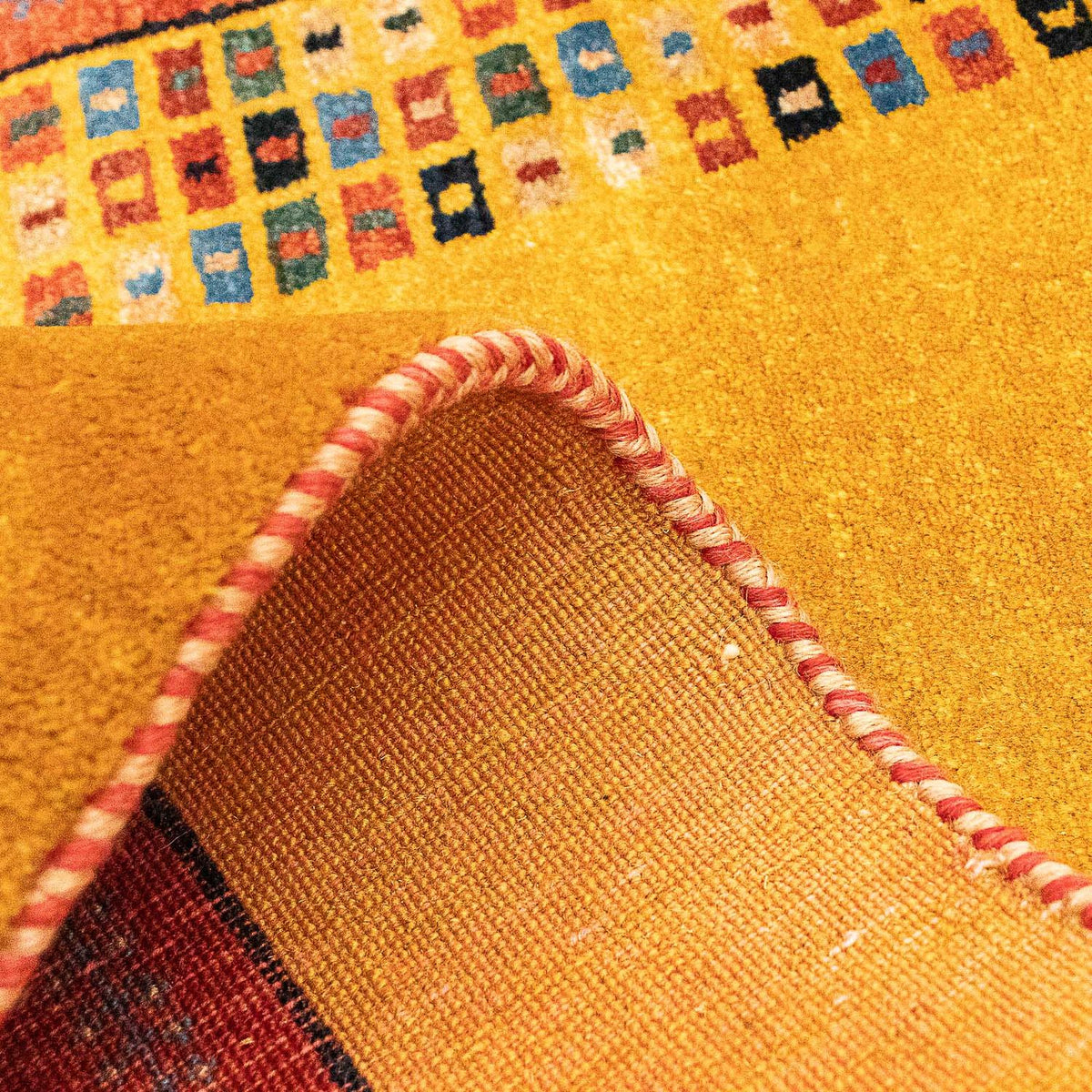 Tappeto Gabbeh - Loribaft Persero - 118 x 84 cm - marrone