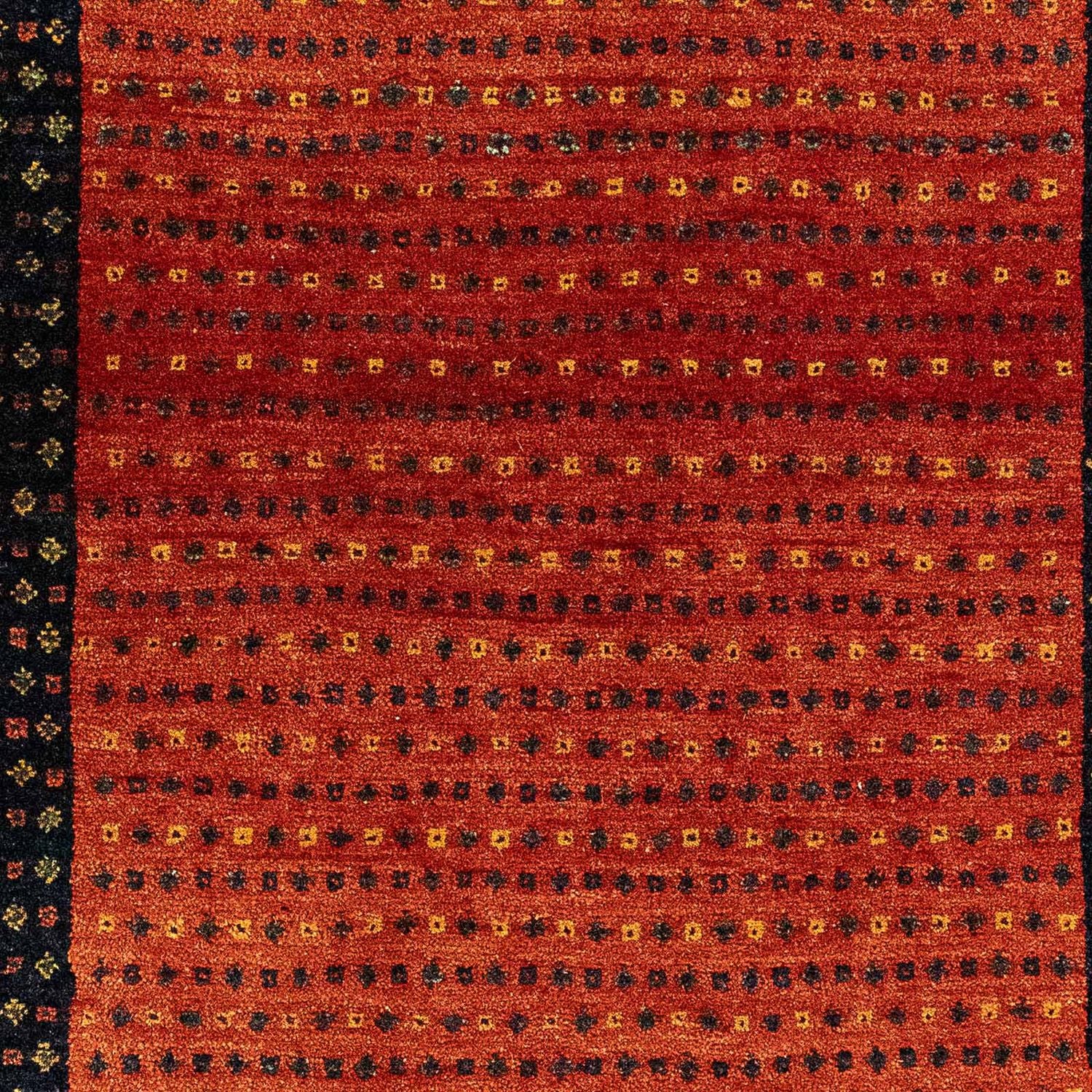 Tappeto Gabbeh - Loribaft Persero - 136 x 82 cm - rosso scuro