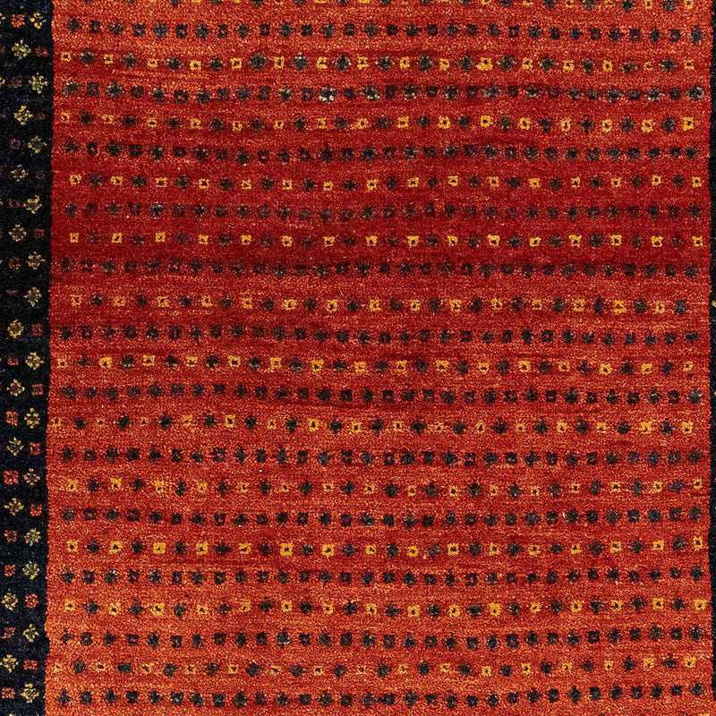 Tappeto Gabbeh - Loribaft Persero - 136 x 82 cm - rosso scuro