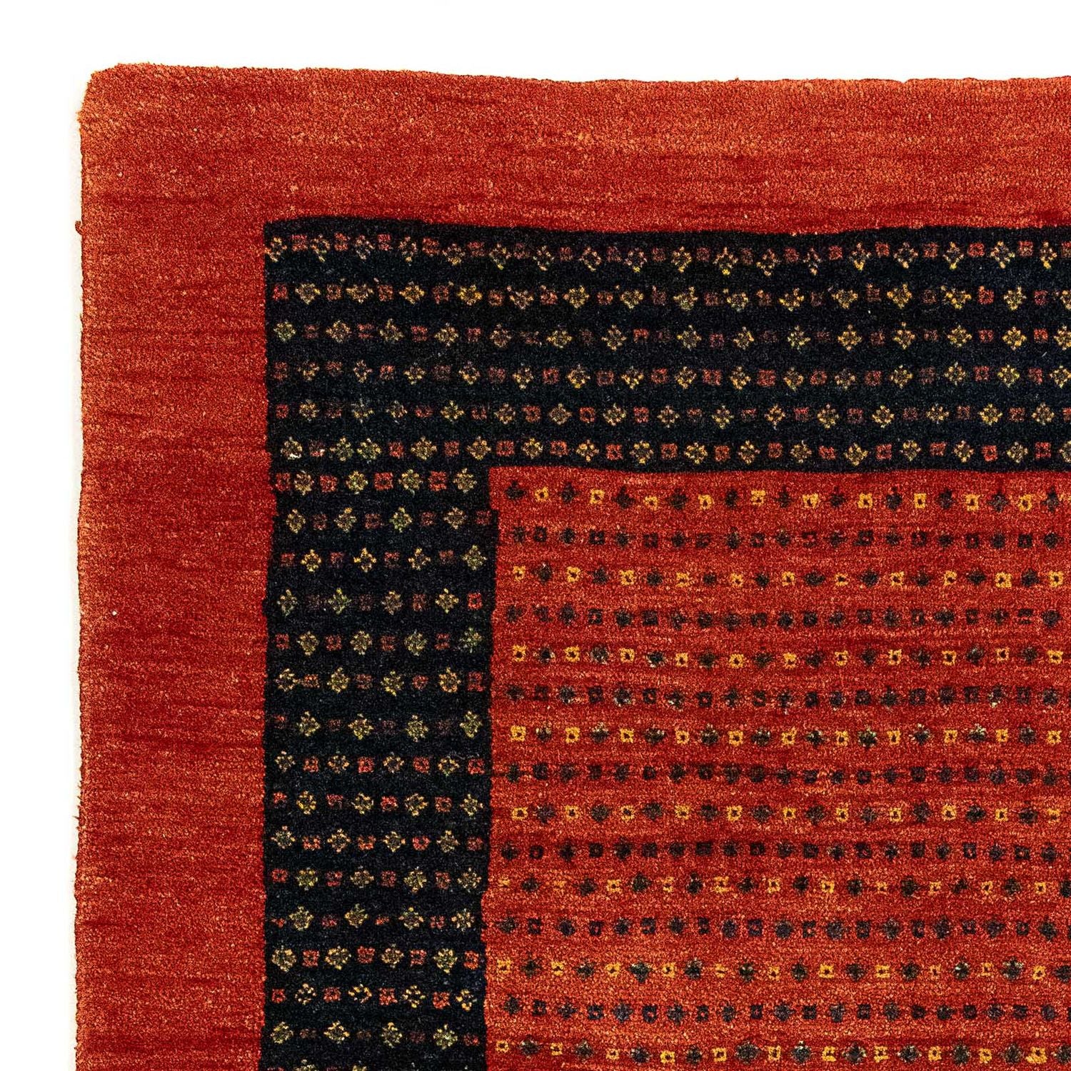 Tappeto Gabbeh - Loribaft Persero - 136 x 82 cm - rosso scuro