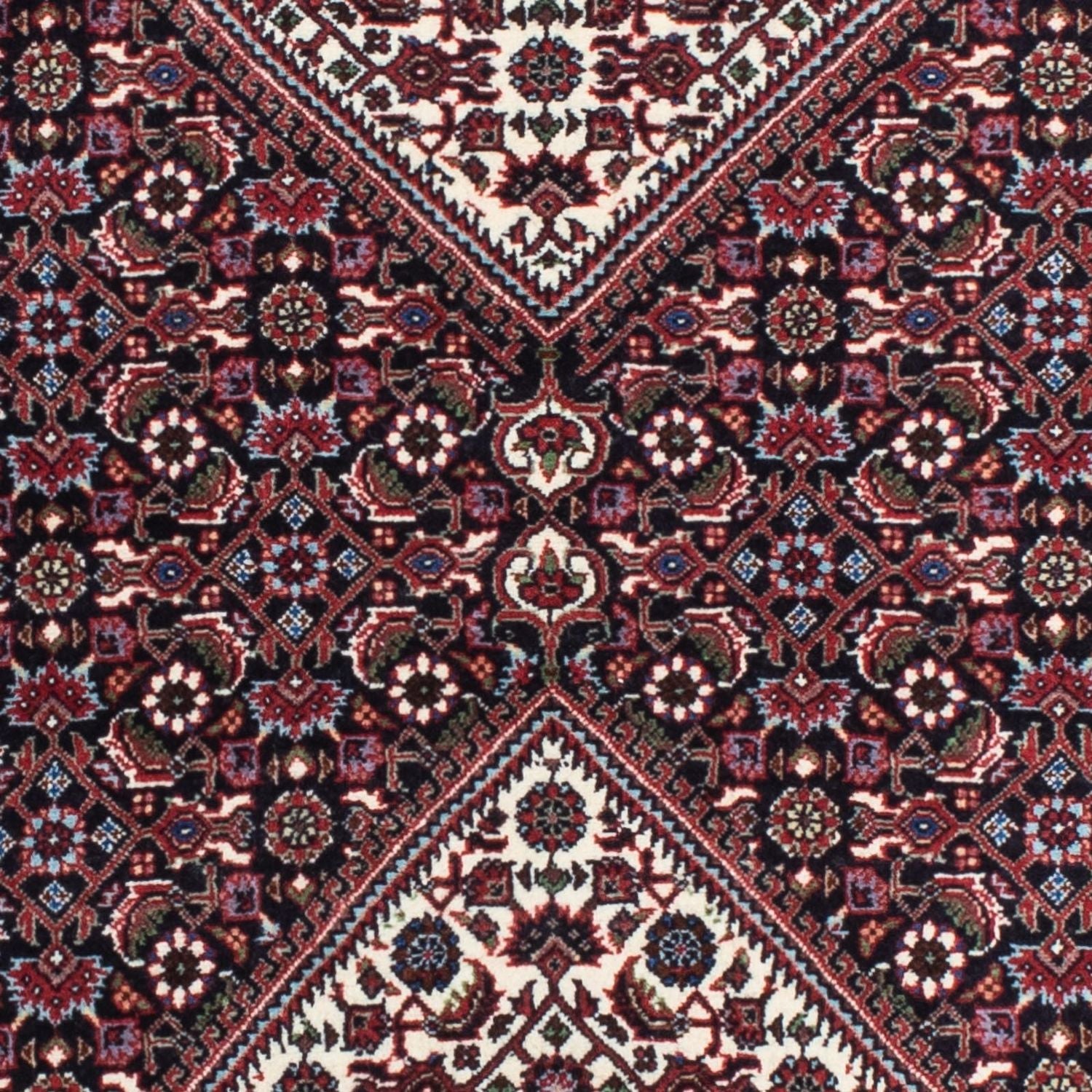 Tappeto corsia Tappeto Persero - Bidjar - 194 x 79 cm - blu scuro