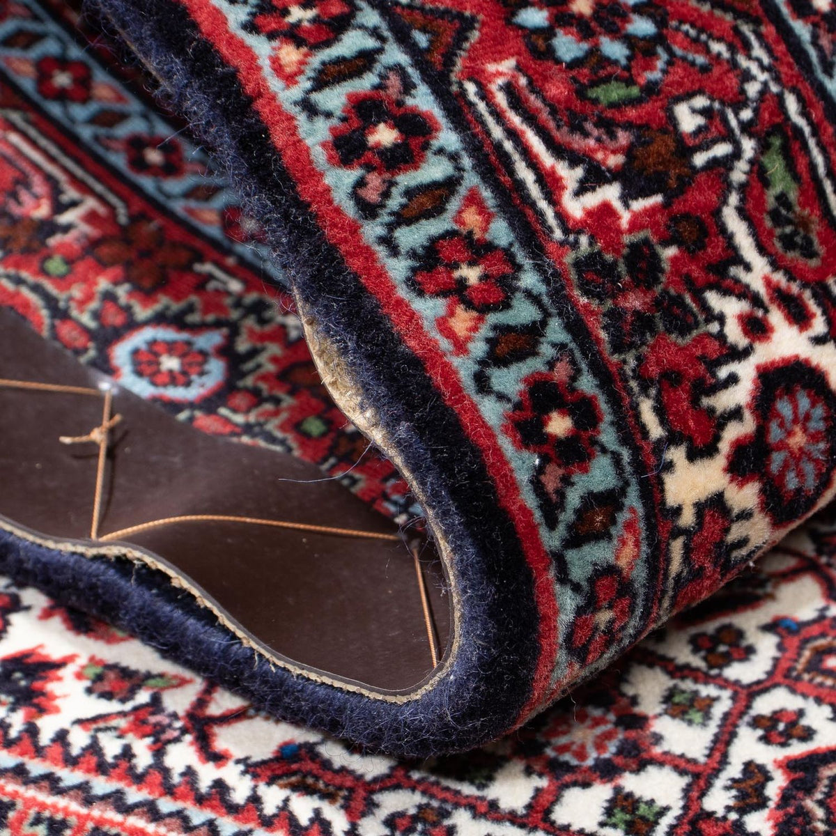 Tappeto corsia Tappeto Persero - Bidjar - 194 x 79 cm - blu scuro