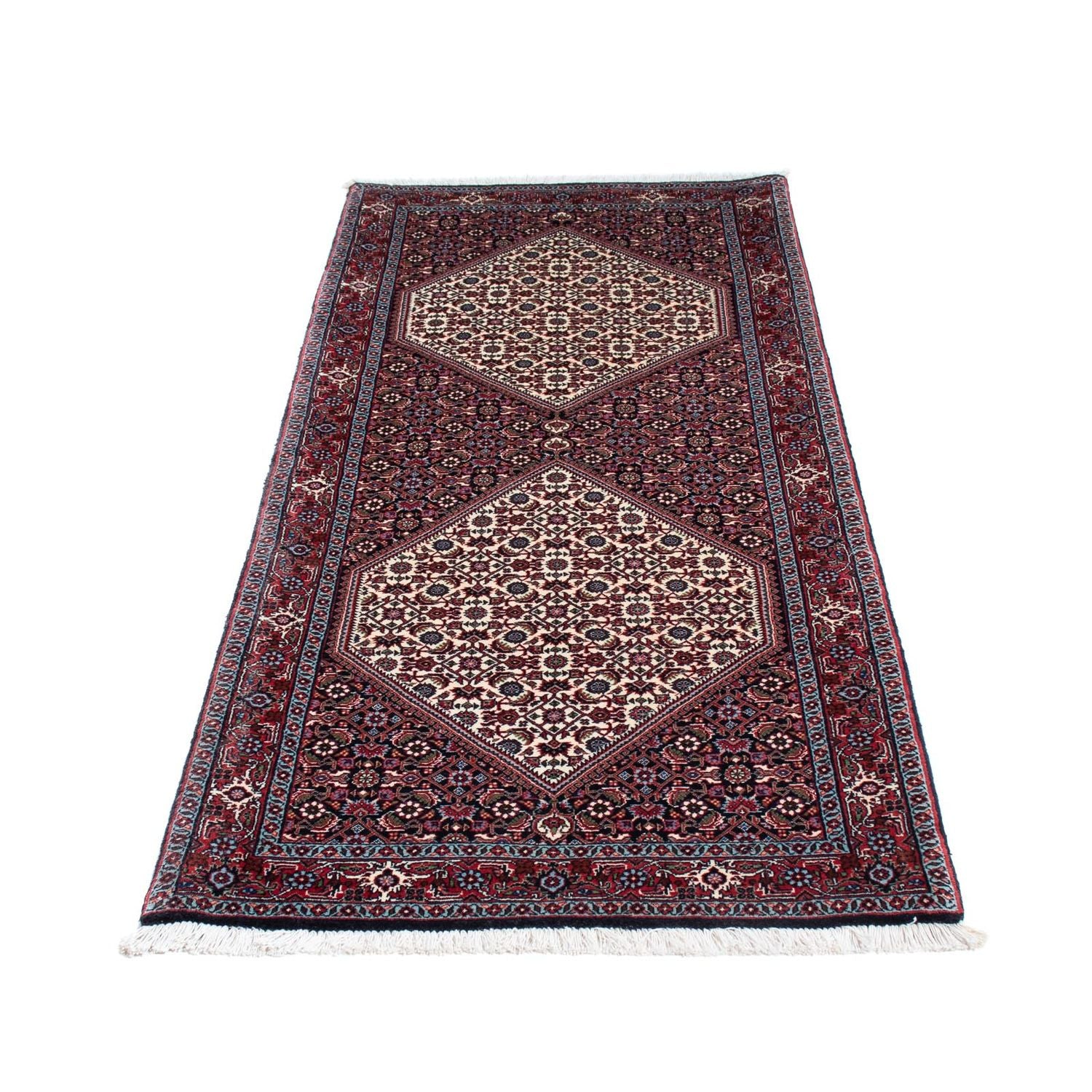 Tappeto corsia Tappeto Persero - Bidjar - 194 x 79 cm - blu scuro