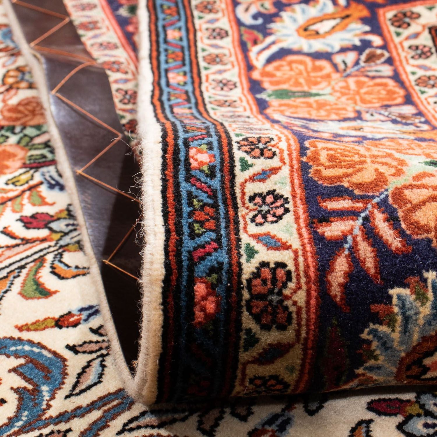 Tappeto Persero - Bidjar - 205 x 136 cm - rosso scuro