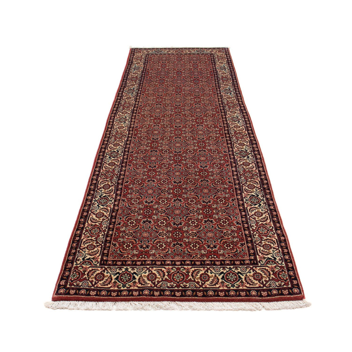 Tappeto corsia Tappeto Persero - Bidjar - 285 x 84 cm - rosso scuro
