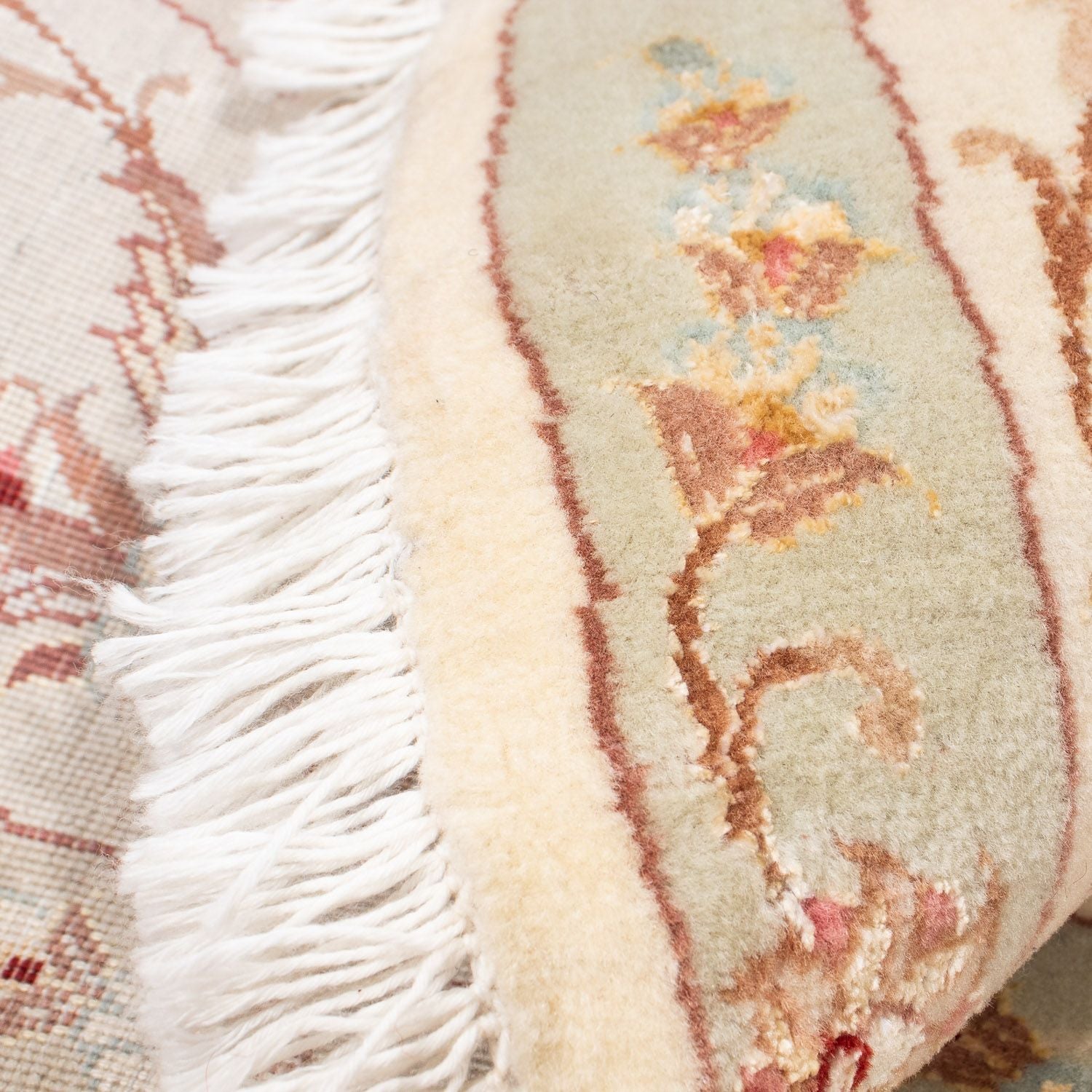 Tappeto Persero - Tabriz - Reale rotondo  - 146 x 146 cm - beige
