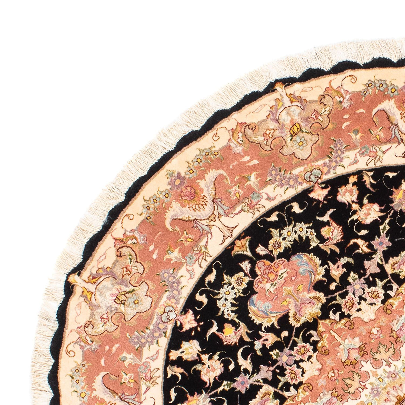 Tabriz - 50 Raj Tappeto 153x153cm - Tappeto persiano