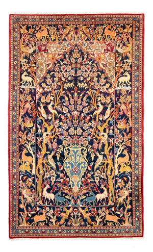 Tappeto Persero - Ghom - 217 x 134 cm - blu scuro