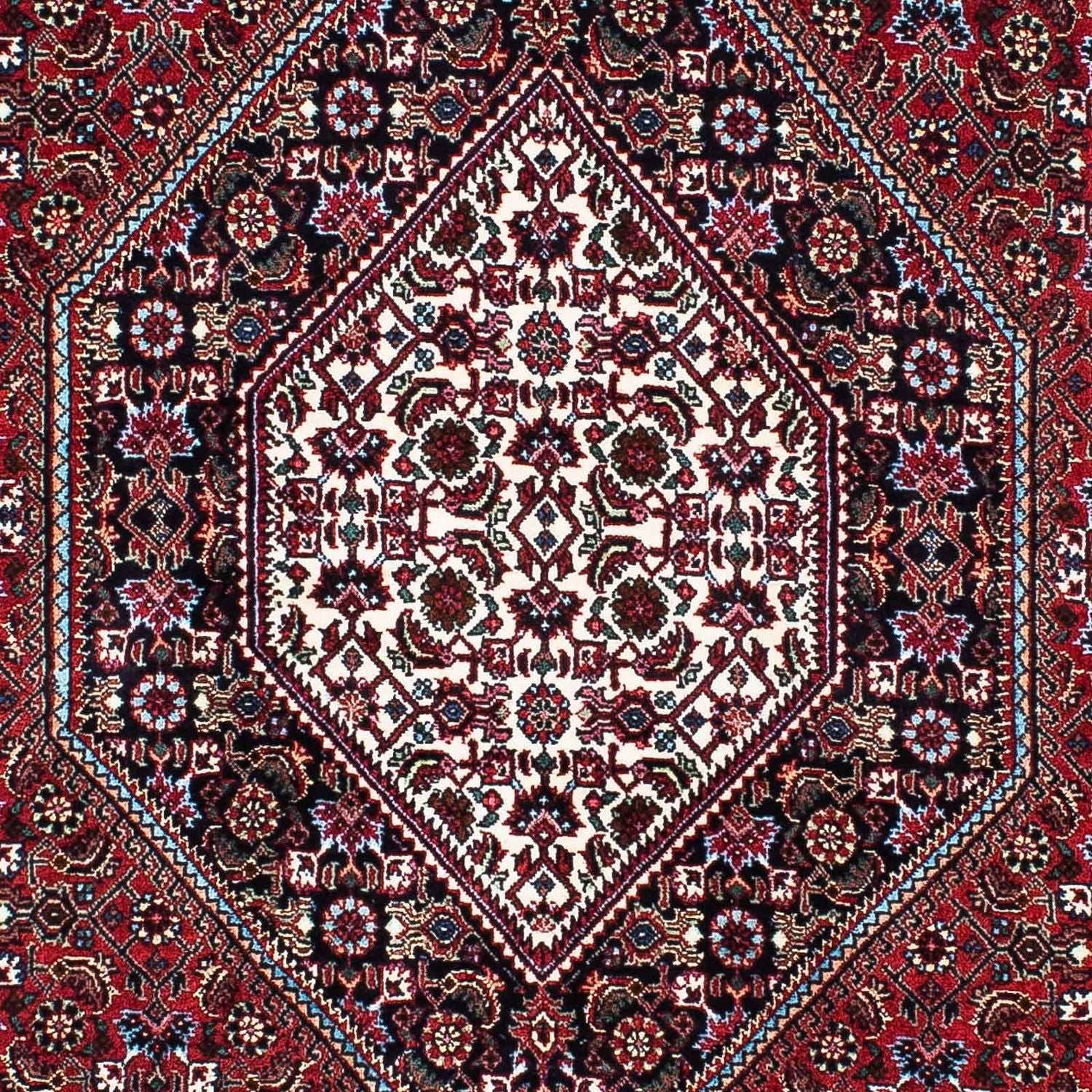 Tappeto corsia Tappeto Persero - Bidjar - 202 x 98 cm - blu scuro