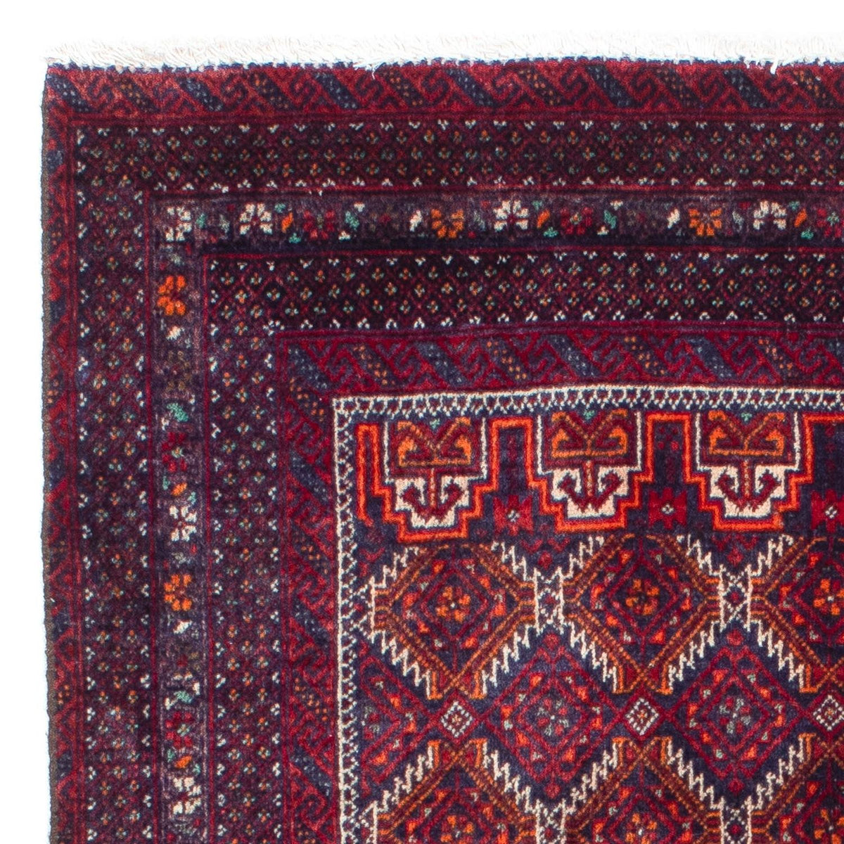 Tappeto Belutsch - 165 x 95 cm - rosso scuro
