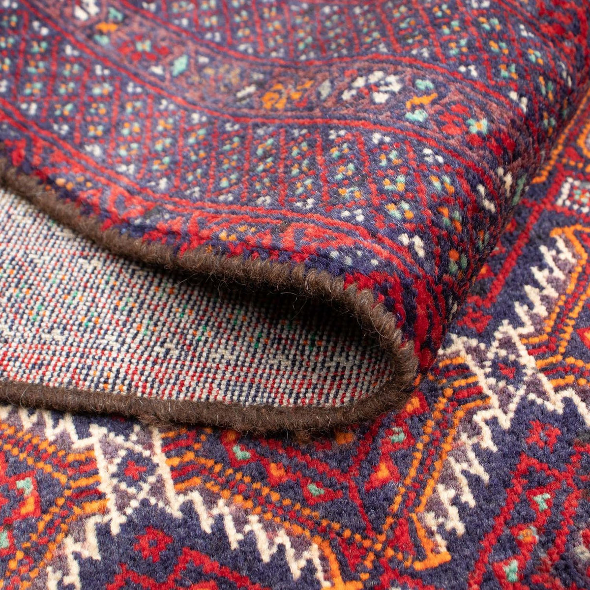 Tappeto Belutsch - 165 x 95 cm - rosso scuro