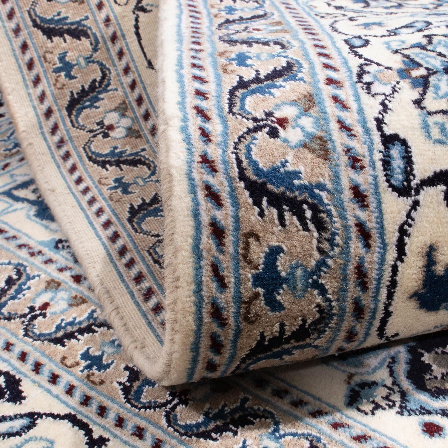 Tappeto Persero - Nain quadrato  - 200 x 194 cm - blu scuro