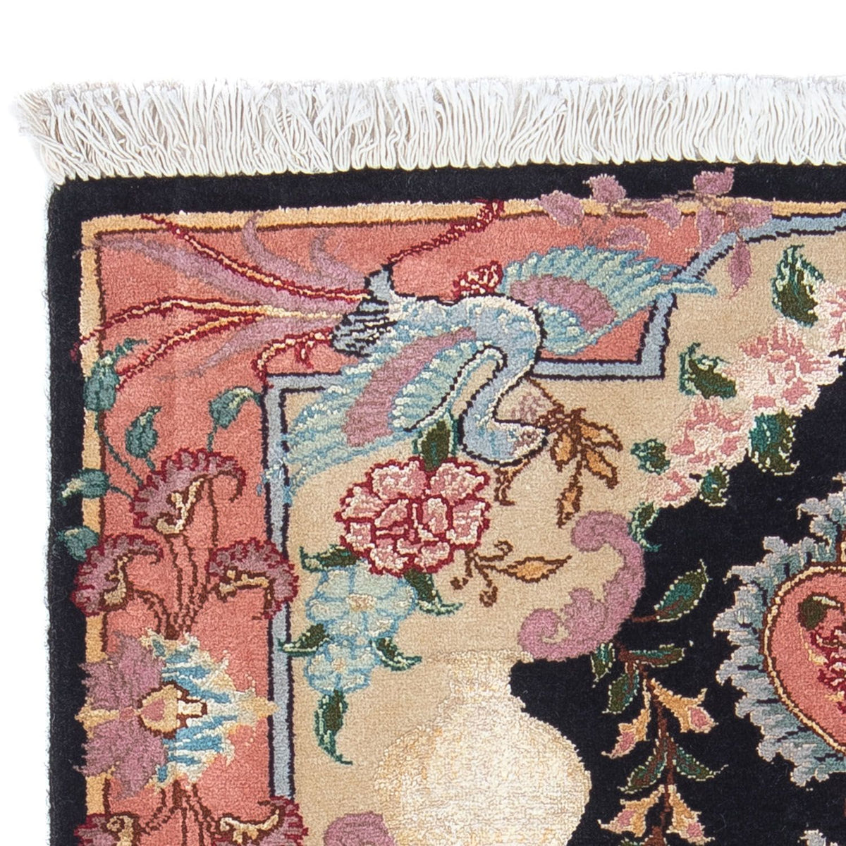 Tappeto Persero - Tabriz - Reale - 92 x 65 cm - blu scuro