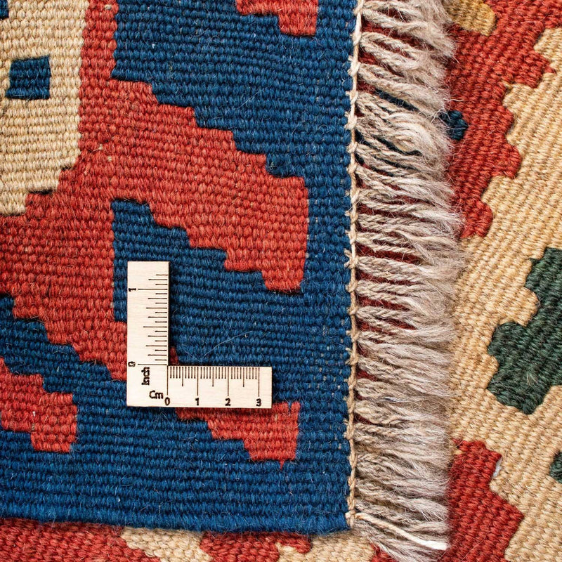 Tappeto Kelim - Orientale - 206 x 156 cm - rosso scuro