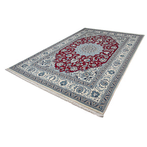 Tappeto Persero - Nain - 298 x 193 cm - rosso scuro