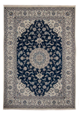 Tappeto Persero - Nain - 345 x 244 cm - blu scuro
